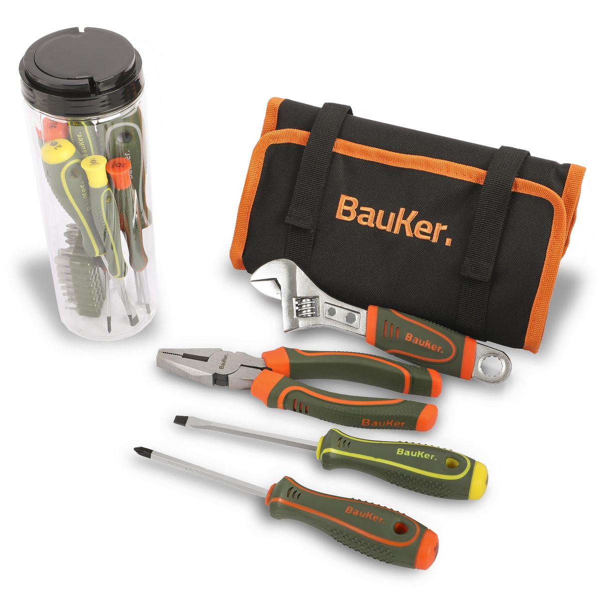 Kit de Herramientas con Estuche Organizador, 45 Pzas Bauker, marca  - Foto Principal