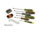 Kit de Desarmadores y Llaves Hexagonales, 55 Pzas Bauker