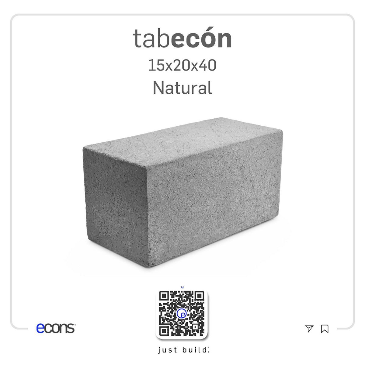 ** Marca Nueva ** - BLOCK SOLIDO 15X20X40