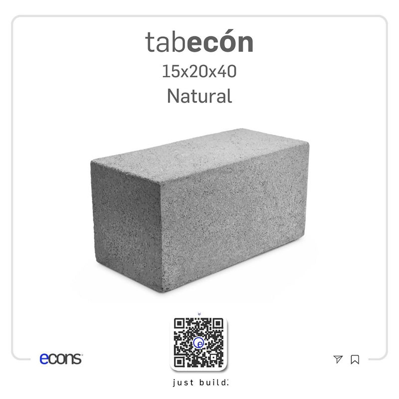 ** Marca Nueva ** - BLOCK SOLIDO 15X20X40