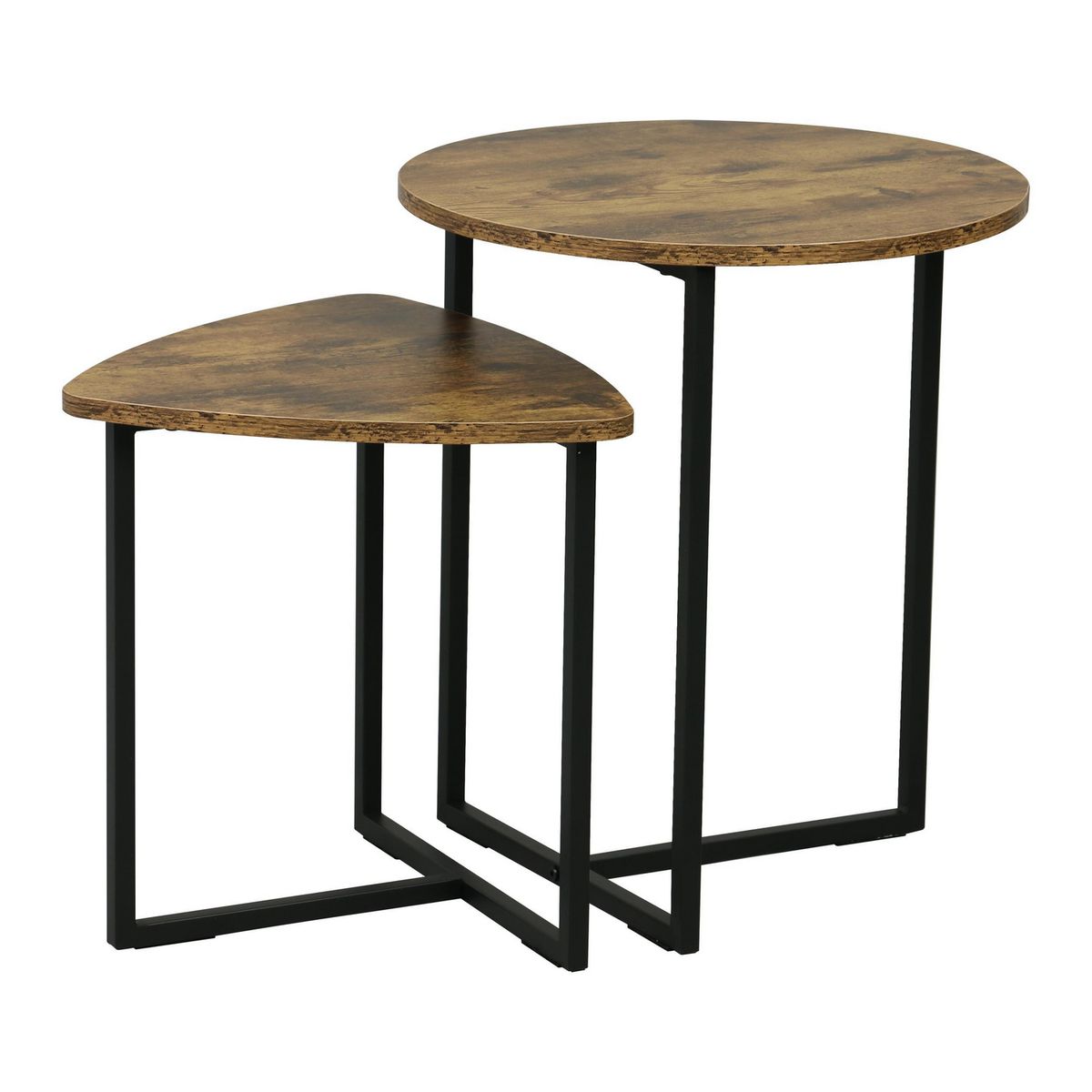 Just Home Collection - Mesa de Centro Genevie 2 Piezas