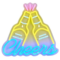 Sb letrero led neon cheers