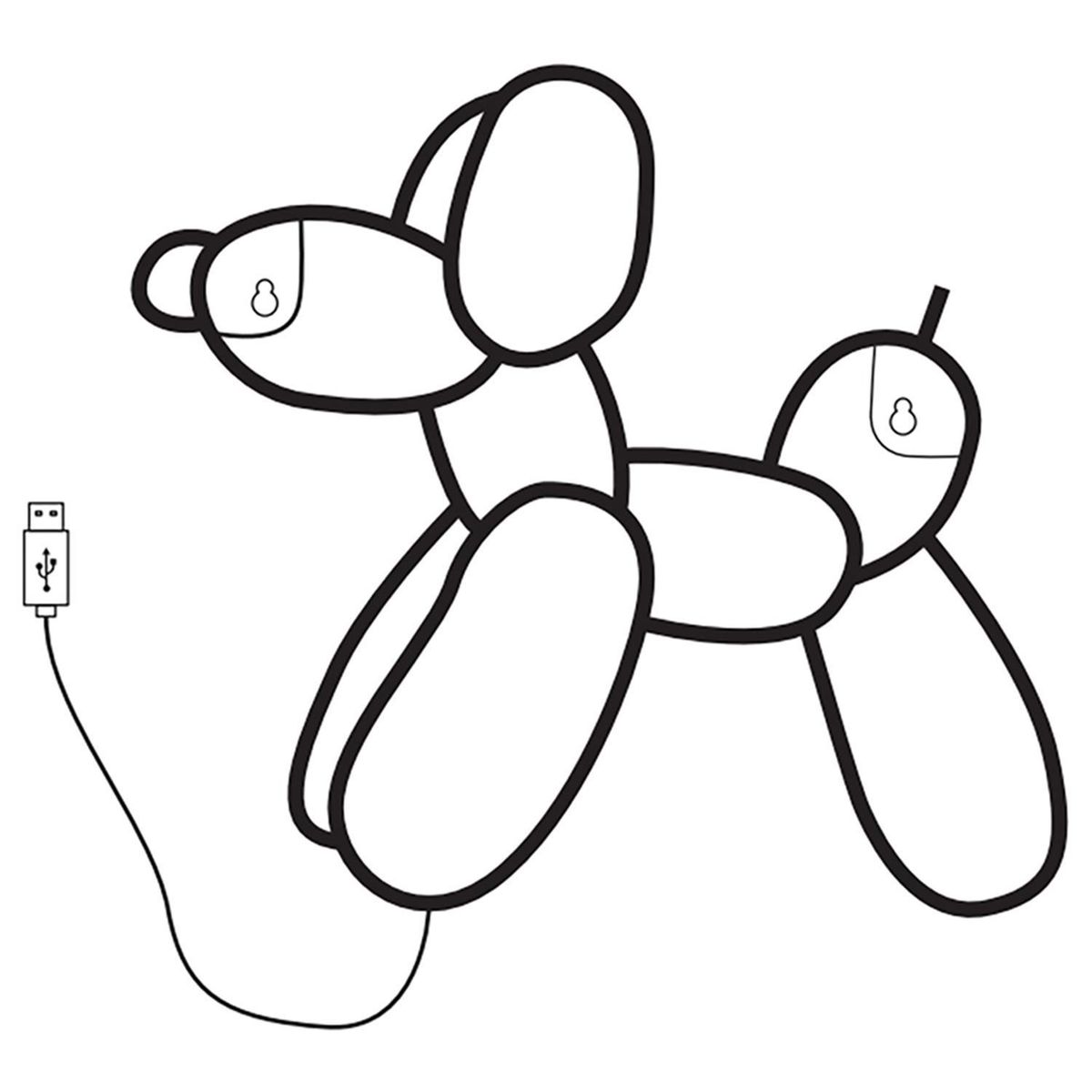 Just Home Collection - Letrero en forma de Dog