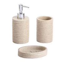 Set 3 de accesorios para baño
