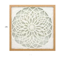 Cuadro Decorativo Geométrico 38x38cm