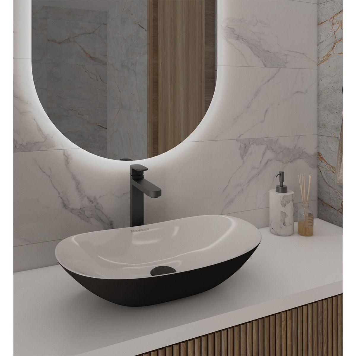 Lavabo Cerámico Alessandro, marca Tendenzza - Foto 2
