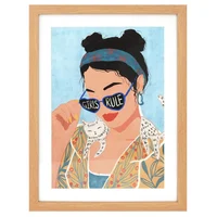 Cuadro Decorativo Girl 33x44cm