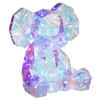 Elefante Led Tornasol Navidad 20cm