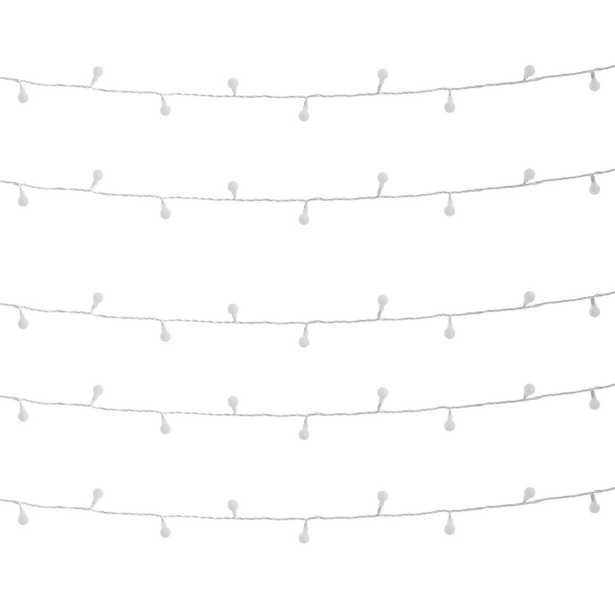 Dear Santa - Juego de Luces Perlas con Parlante Navidad 160 Luces 16mm