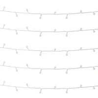 Juego de Luces Perlas con Parlante Navidad 120 Luces 16mm