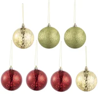 Set 7 Esferas de Navidad Xmas Story 8 cm