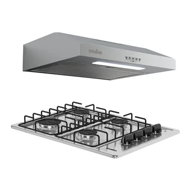 Parrilla Con Campana Mabe 60 cm Inox PM60CMP60SX0