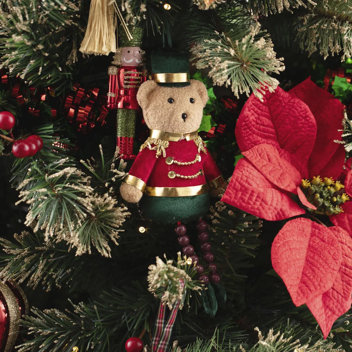 Dear Santa - Adorno Navideño Oso Soldado 15 cm