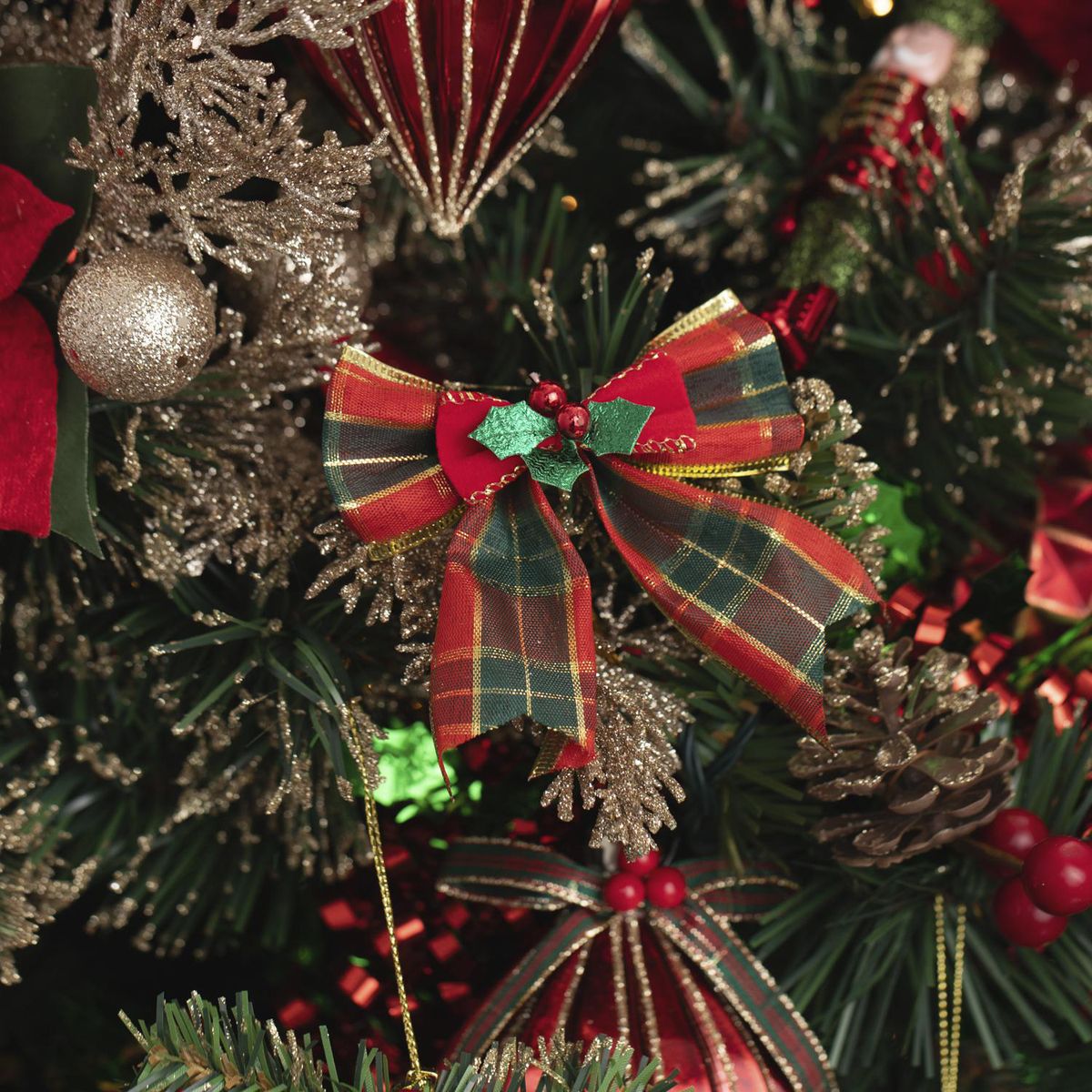 Dear Santa - Set 3 Adorno Cinta Lazo