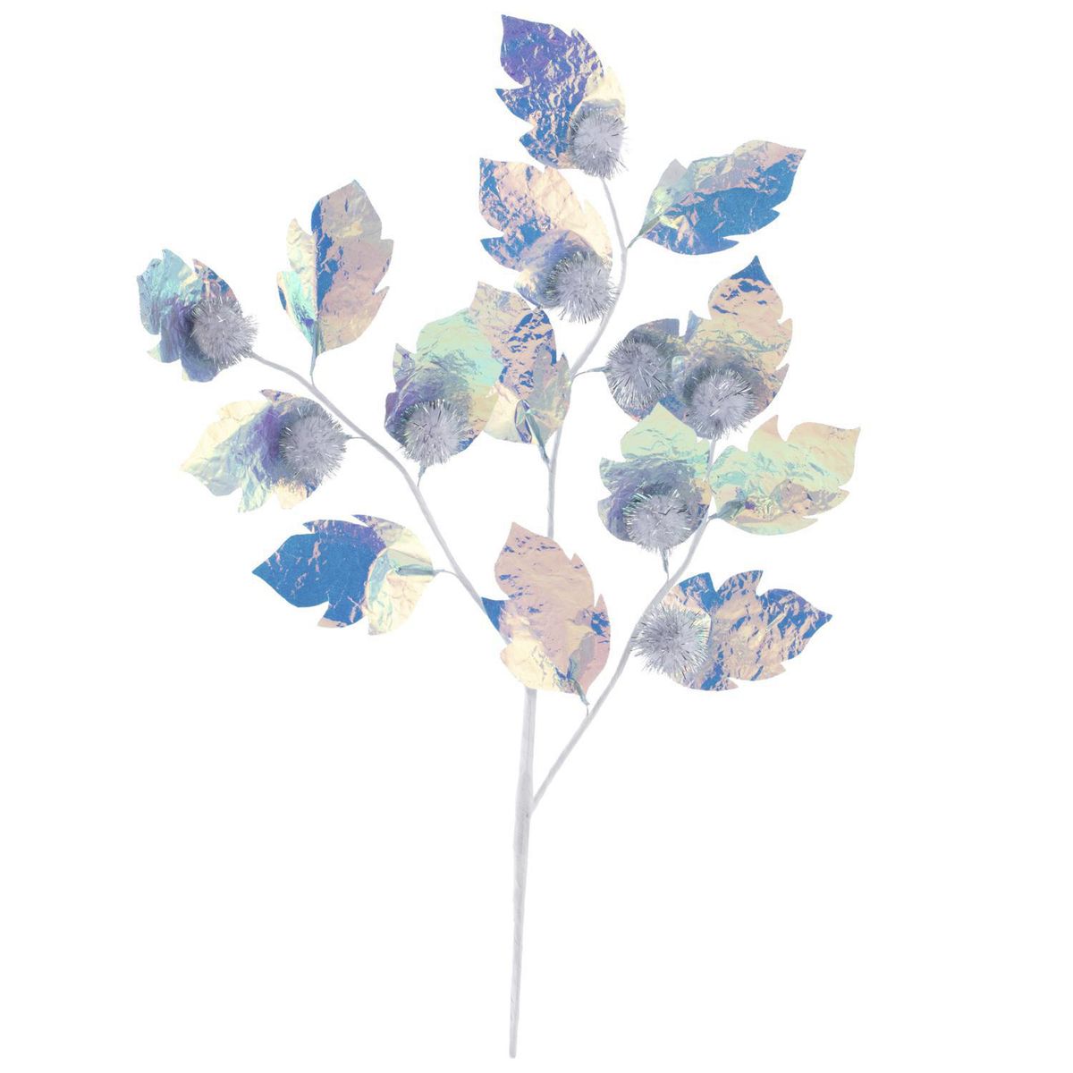 Dear Santa - Pick Azul Tornasol Navidad 45cm Illusion