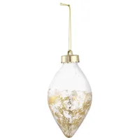 Adorno de Navidad Oliva Dorada Aos 12 cm