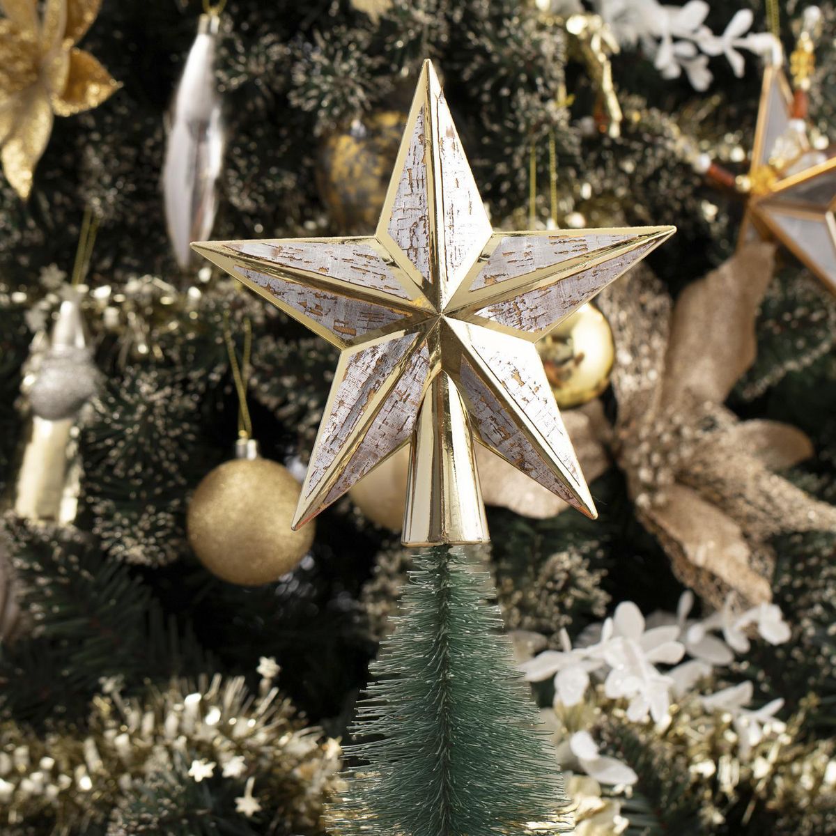 Dear Santa - Estrella Para Árbol de 20cm