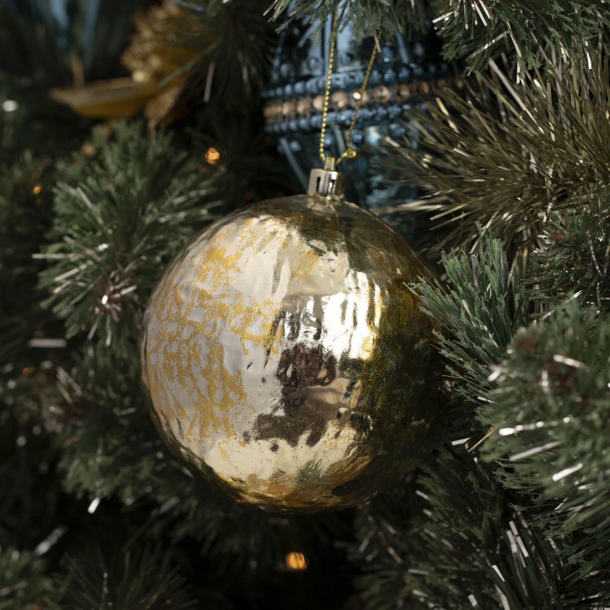 Dear Santa - Esfera de Navidad Dorada Illusion 10 cm