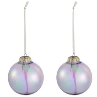 Set 2 Adorno Navideño Tornasol