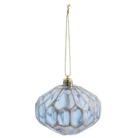 Adorno Onion de Navidad Azul Illusion 8 cm