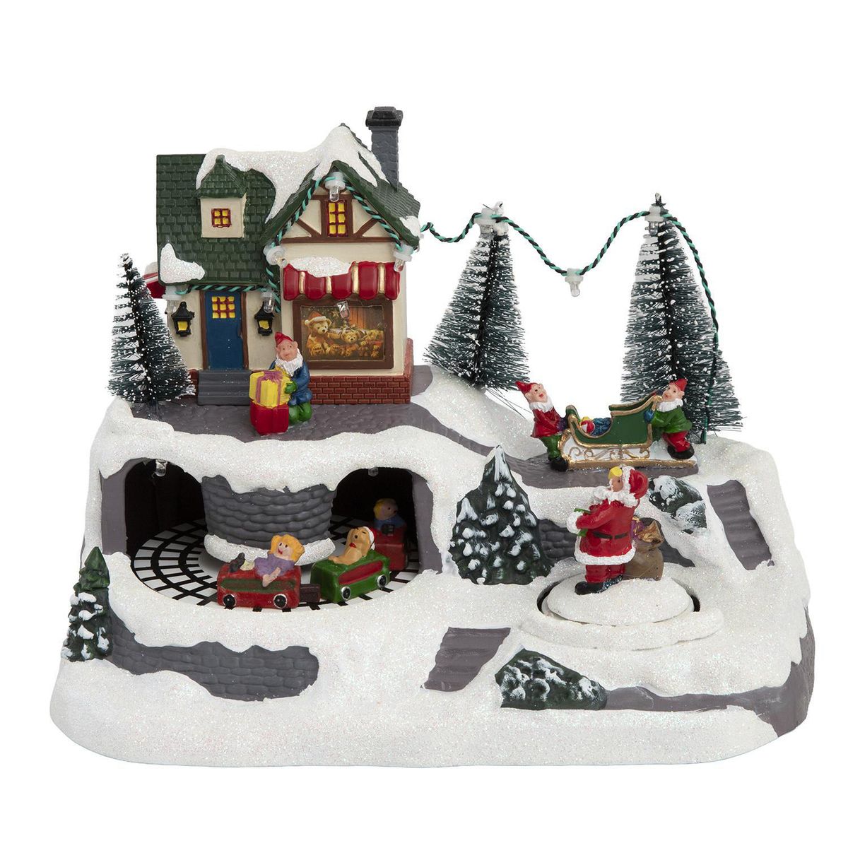 Dear Santa - Villa de Navidad Santa Casa tren 17 cm