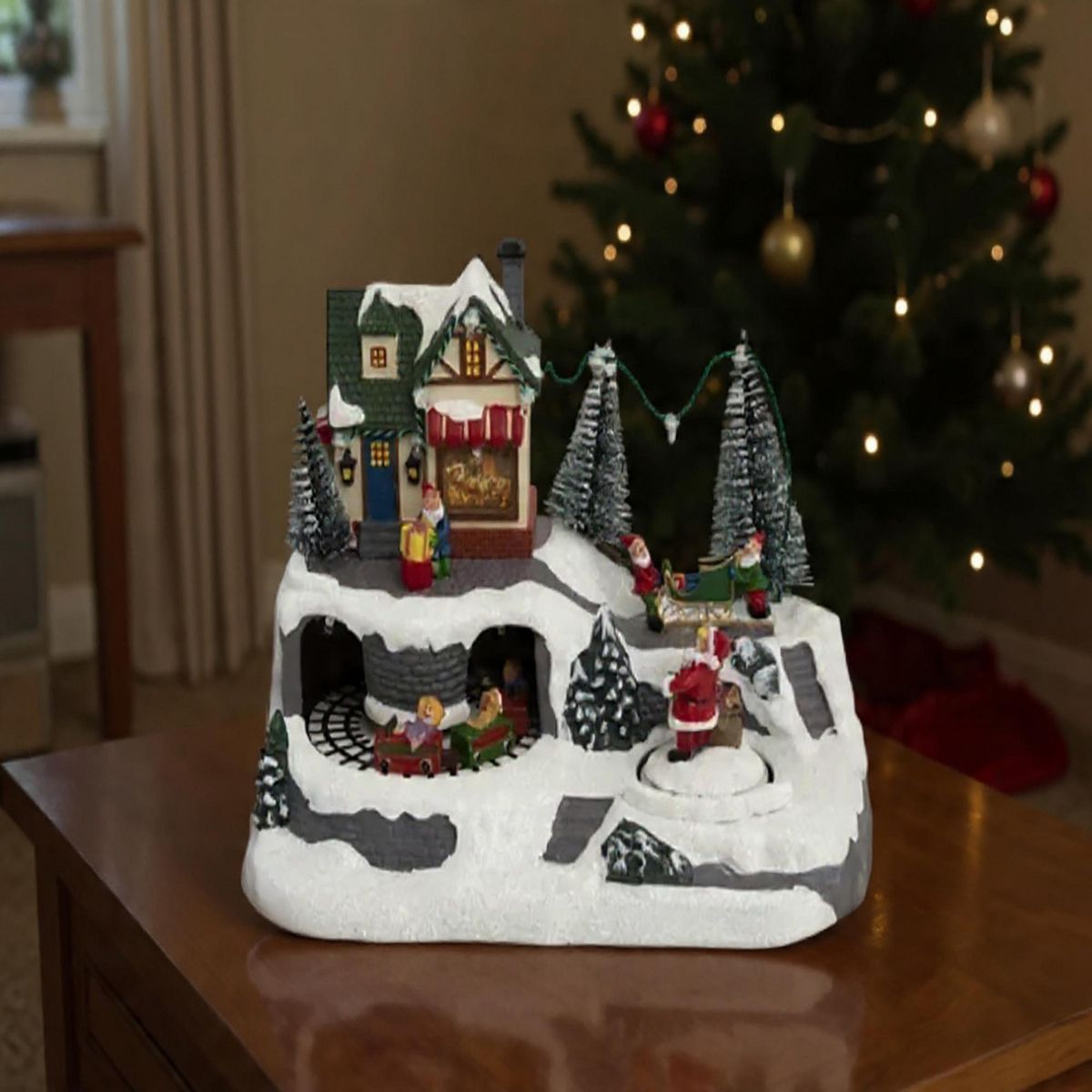 Dear Santa - Villa de Navidad Santa Casa tren 17 cm