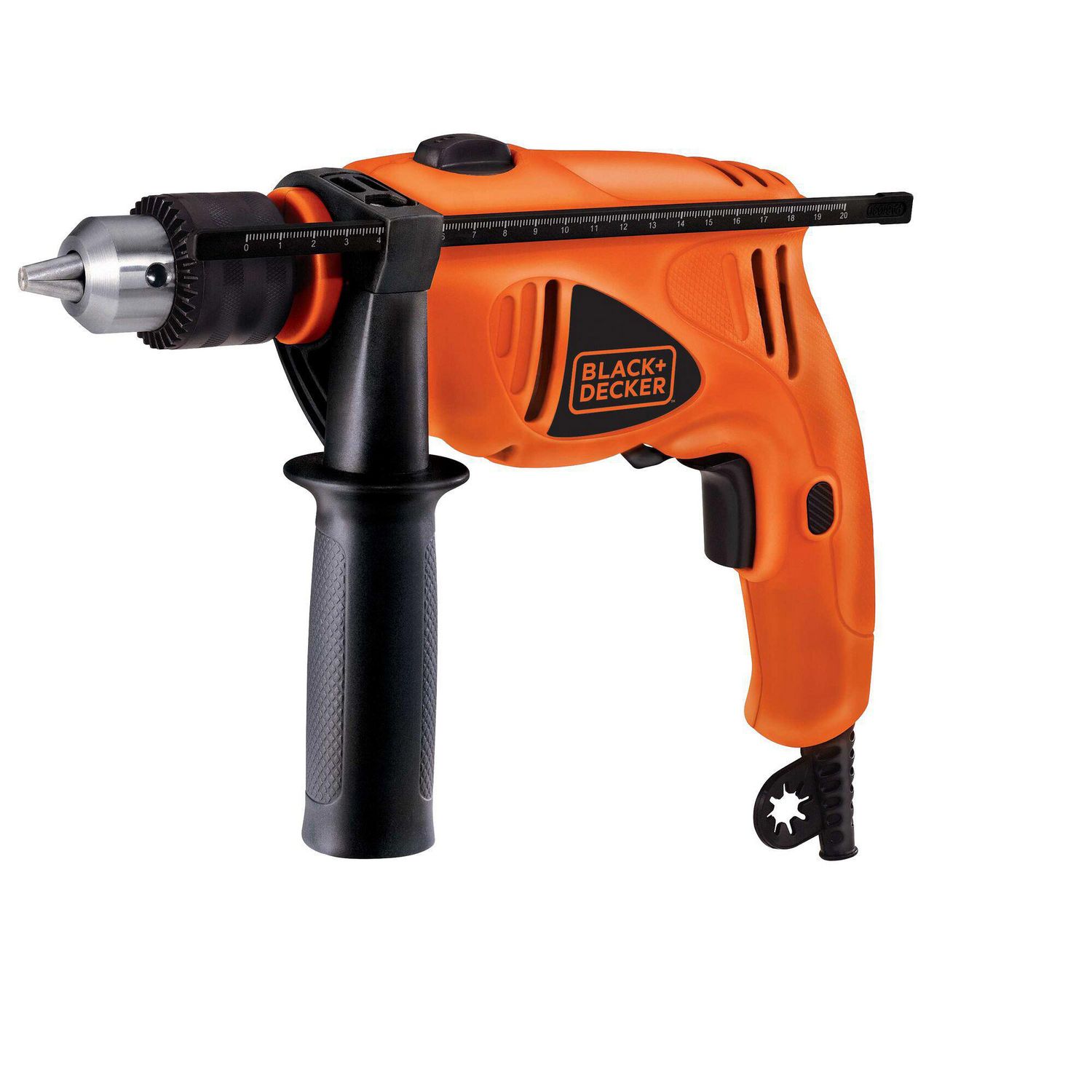 Black & Decker - Rotomartillo 1/2" 550W Vvr Botón Giratorio, Black and Decker