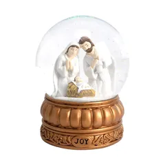 Figura Decorativa Globo Agua Navidad Pesebre
