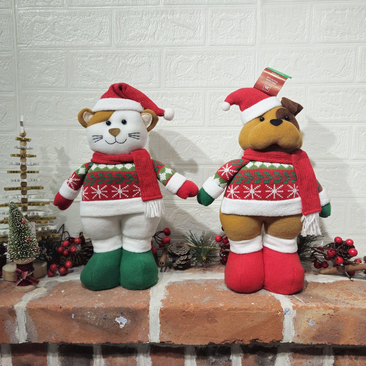 Dear Santa - Gato Parado Navidad 35cm Pet Glam