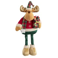 Reno de Pie Navideño Rojo 63cm Xstory