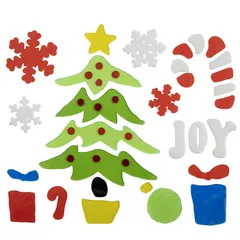 Stickers de Navidad para Ventana 29x25 Cm