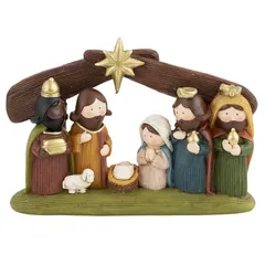 Pesebre Navideño de Poliresina 12 cm