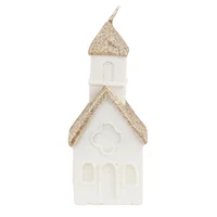 Vela de Navidad Casa 12 cm