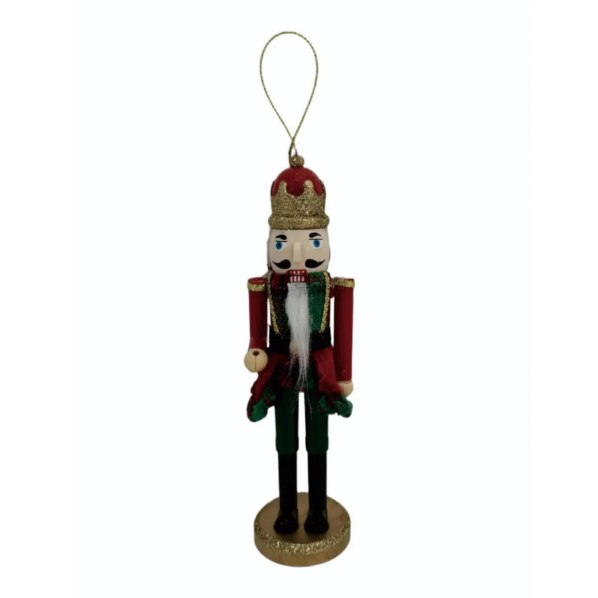 Cascanueces Navideño Rojo/Verde 17cm, marca Dear Santa - Foto Principal