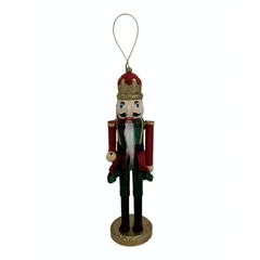Cascanueces Navideño Rojo/Verde 17cm