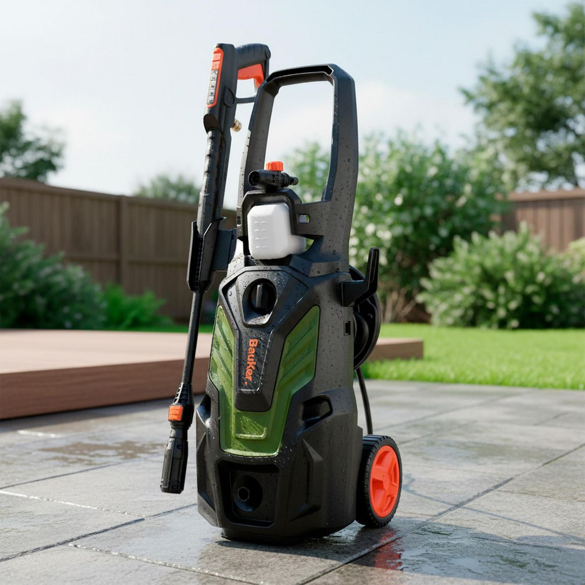 Hidrolavadora B4 2100 PSI + 9 Accesorios, Bauker, marca Bauker - Foto 2