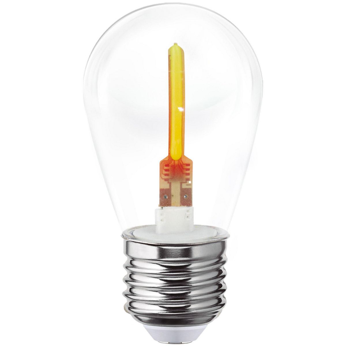 Foco LED Flash Filamento E27 de 1W Rojo, marca Aksi - Foto Principal