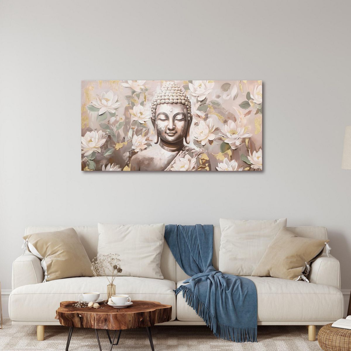 Just Home Collection - Cuadro Decorativo Buddah 60 x120 cm