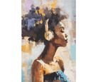 Cuadro Decorativo Mujer Música 40x60 cm