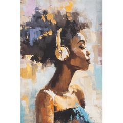 Cuadro Decorativo Mujer Música 40x60 cm