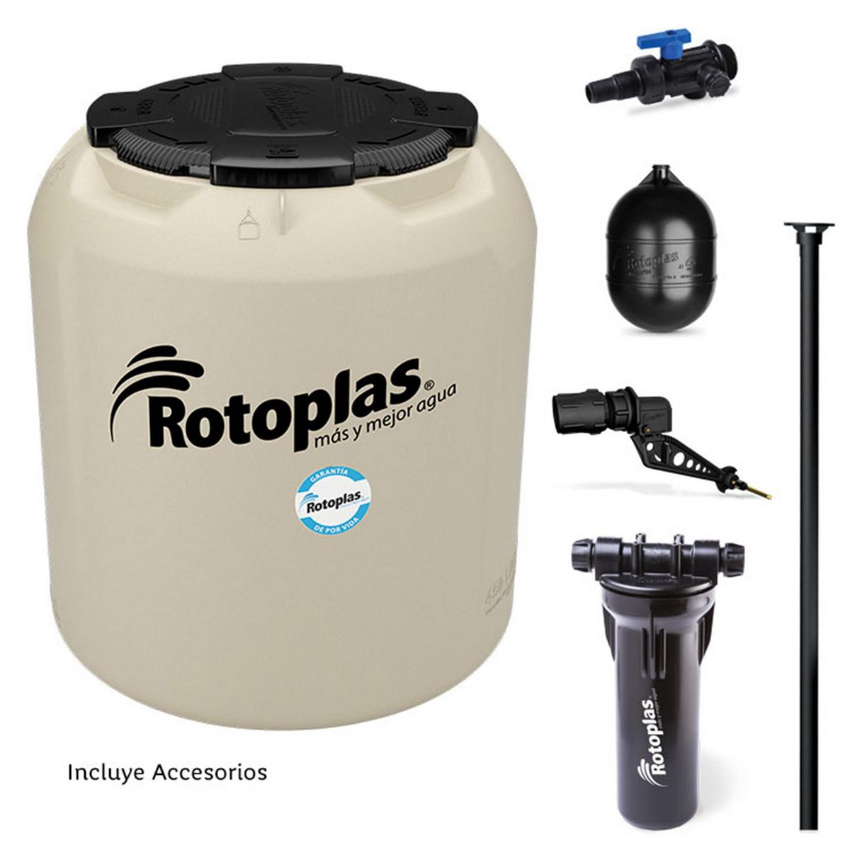 Rotoplas - Tinaco Rotoplas Plus 450L Equipado