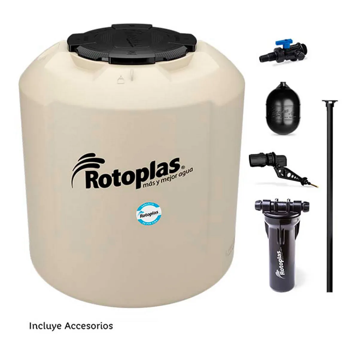 Rotoplas - Tinaco Rotoplas Plus Equipado 1100L.