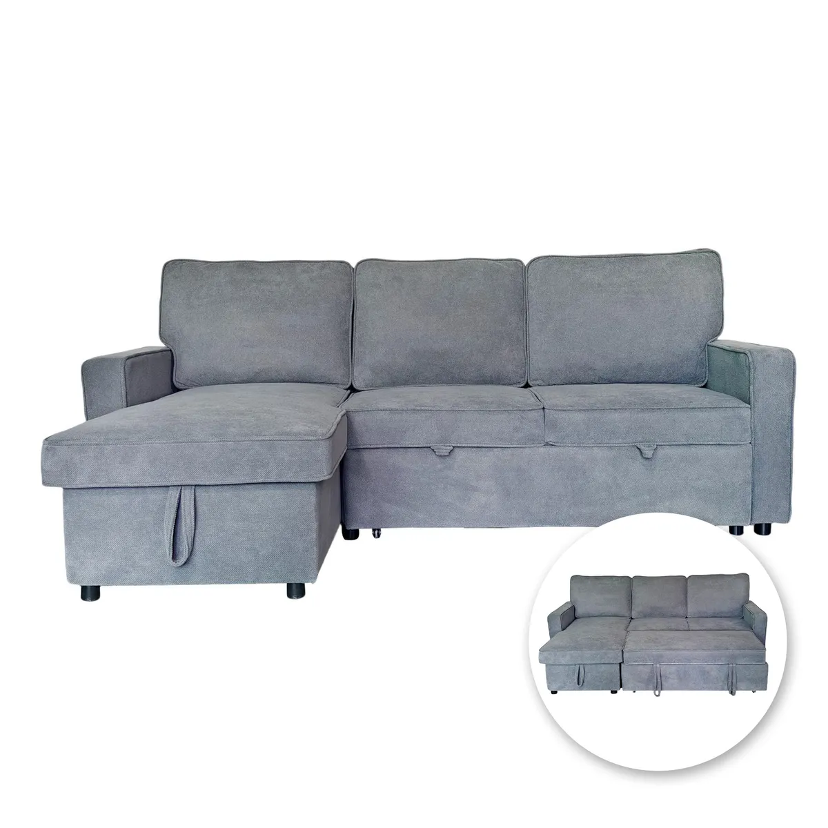 Sofá Cama Corner Dallas, marca Just Home Collection - Foto Principal