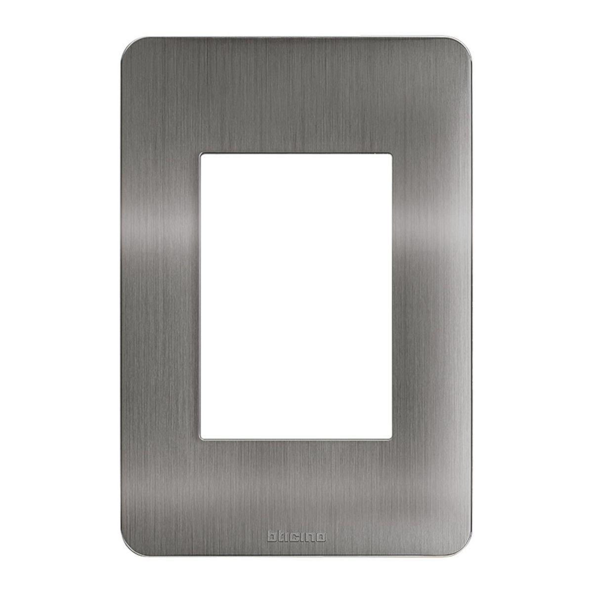Bticino - Placa Resina Titanio 3 Modulos