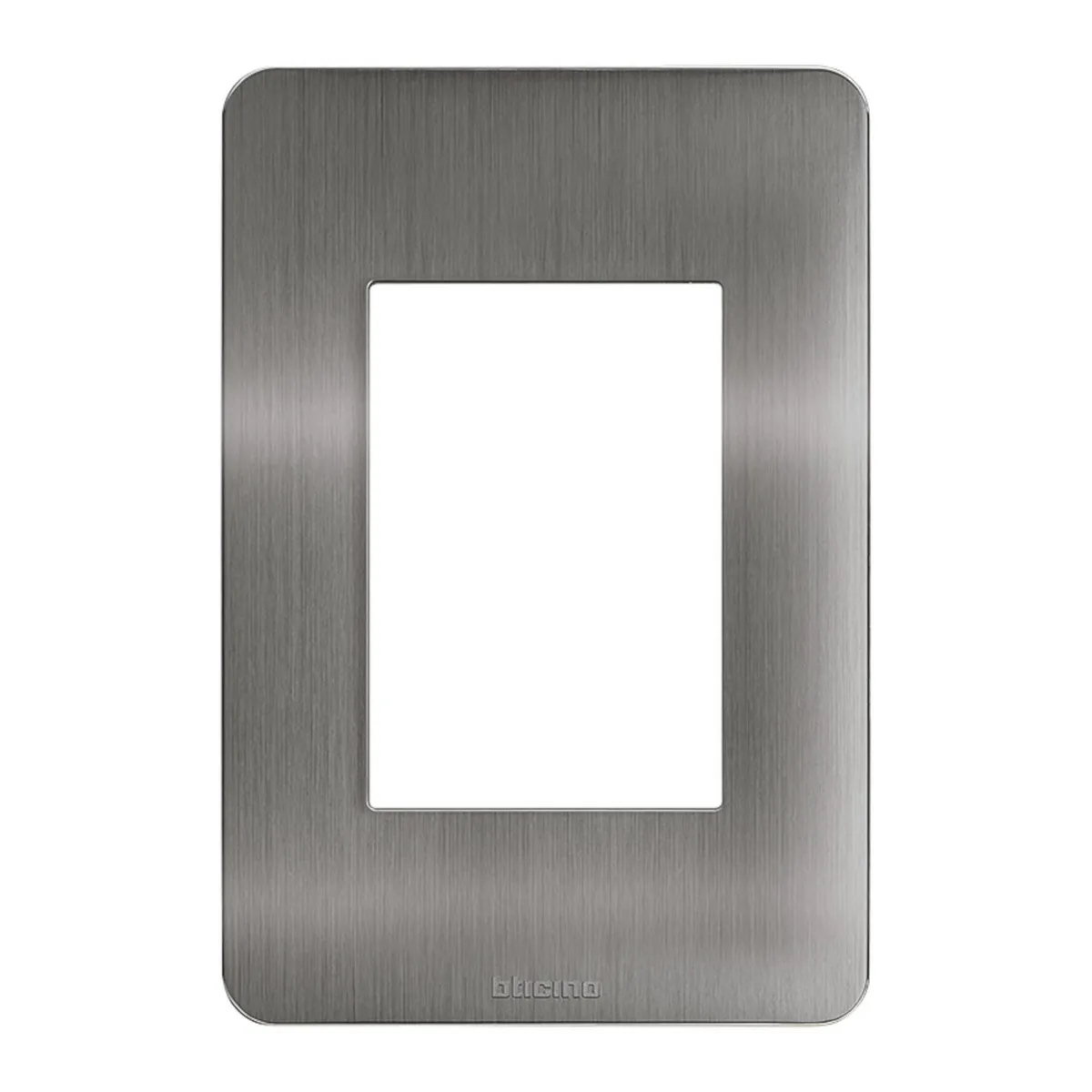 Bticino - Placa Resina Titanio 3 Modulos