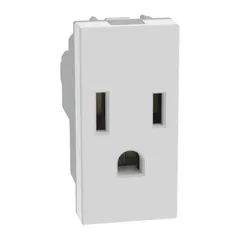 Tomacorriente 2P+T 1 Mod Blanco