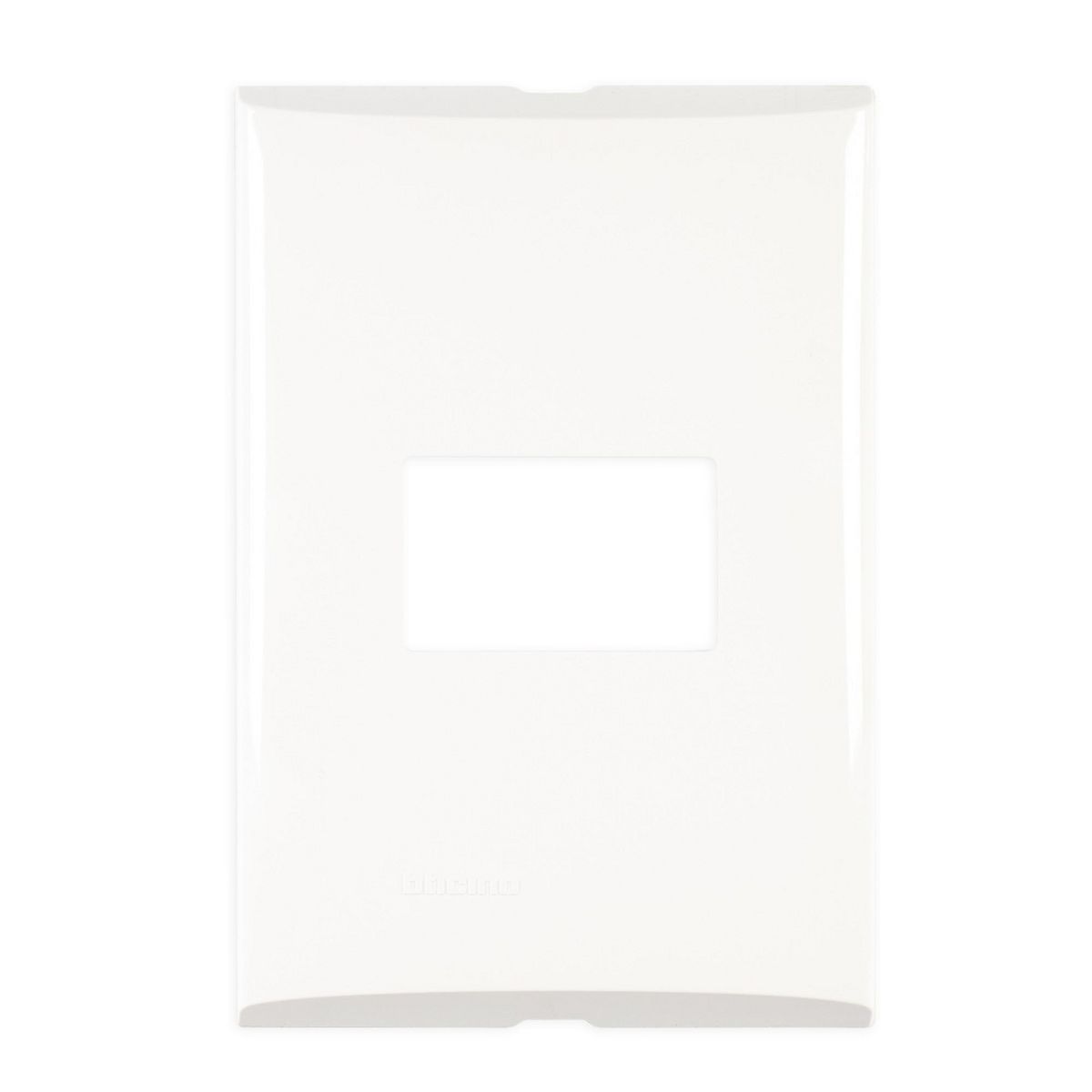 Placa 1 Mod Color Blanco con Chasis de Resina, marca Bticino - Foto Principal