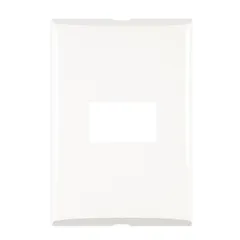 Placa 1 Mod Color Blanco con Chasis de Resina