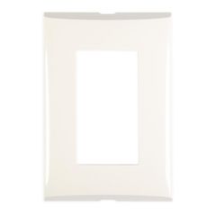 Placa 3 Mod Color Blanco con Chasis de Resina