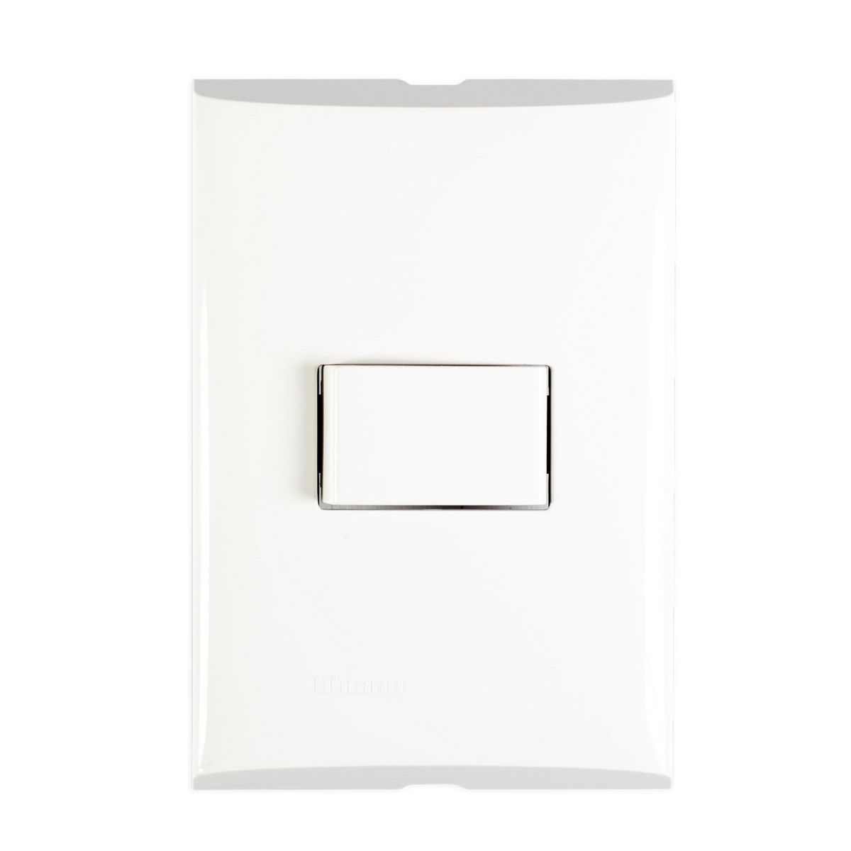 Bticino - Placa con 1 Interruptor Sencillo 10A 127V
